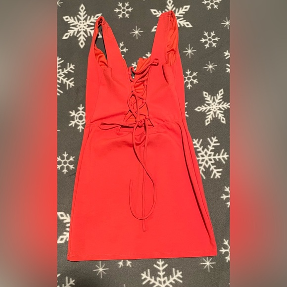 Mini Lace Up Dress - Picture 8 of 10